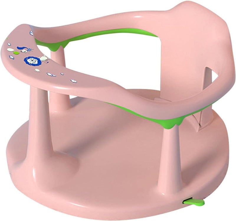 woobles Bath Seat Baby Bath Chair Smooth Safe Baby Shower Chairs With Backrest & Suction Cups For Tub Sitting Up, Non-slip And Comfortable Toddler Bathtub Seat For 6-18 Months Old Babies Infants - Image 1